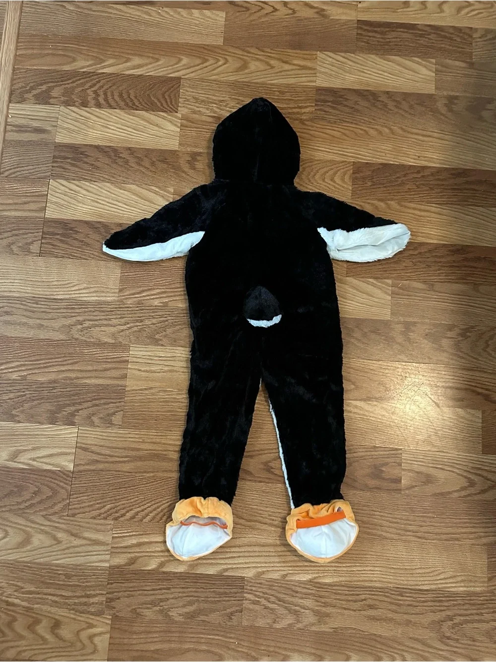 Kids Penguin Costume - Black, White & Orange